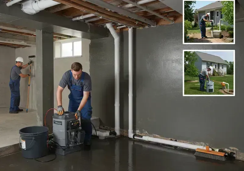 Basement Waterproofing and Flood Prevention process in Fenton, MI